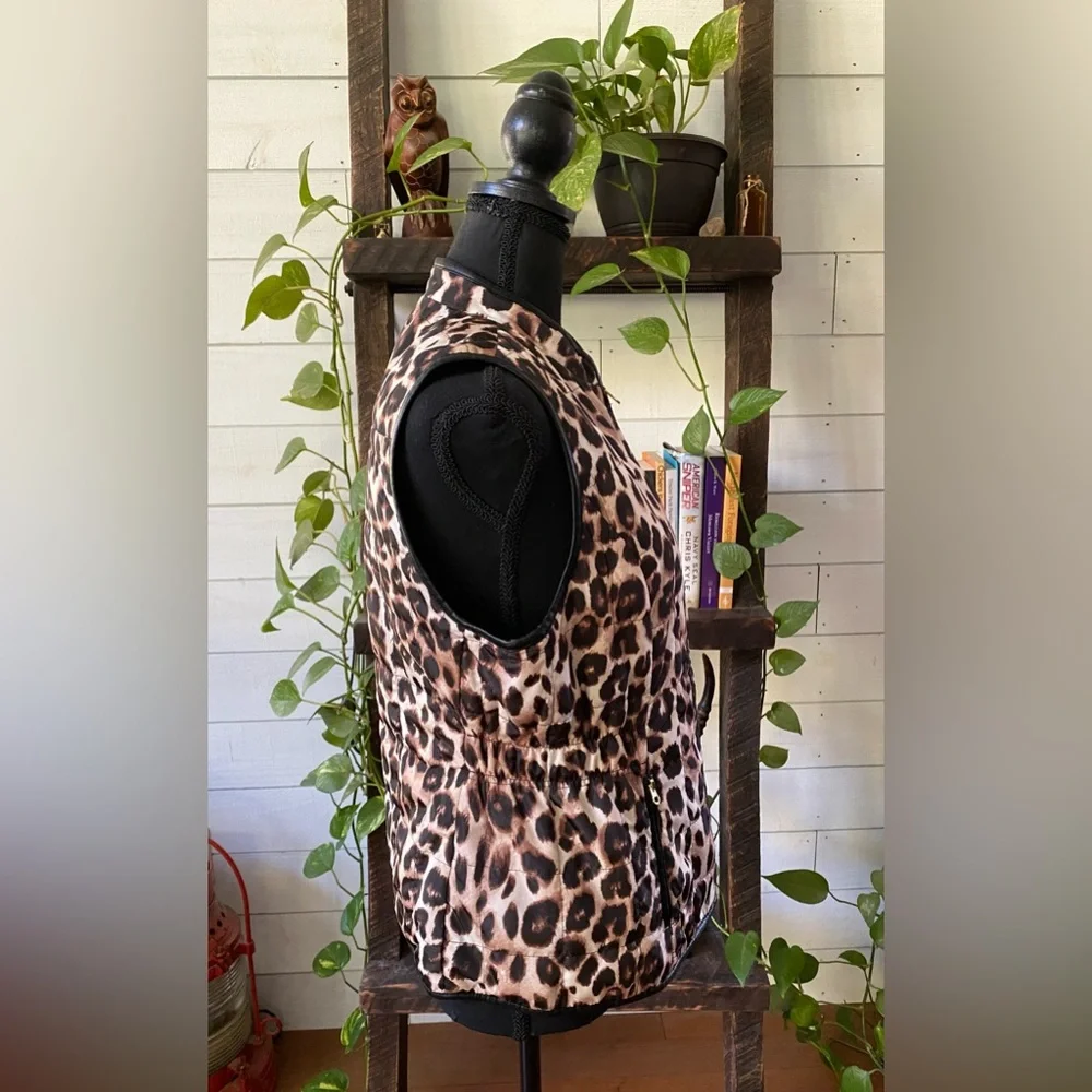 Chico’s: Animal Print Vest